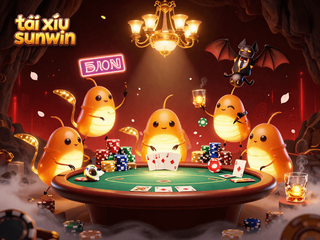 Experience the thrill of tài xỉu sunwin in a vibrant casino setting brought to life.