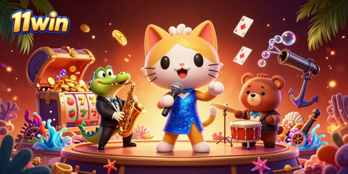 Experience vibrant gameplay at 11win with lively casino characters and action-packed slot elements.