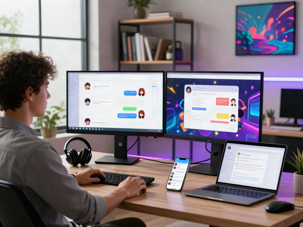 Engaging NSFW AI chat scene showcasing modern digital interaction and immersive tech experience.