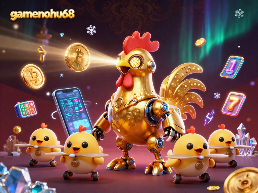 Engage in thrilling gameplay at gamenohu68 with dynamic slot reels and crypto elements.