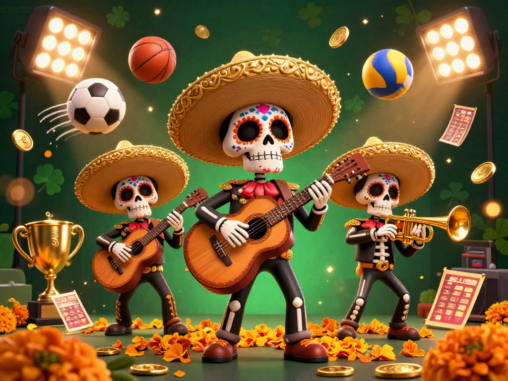 Experience the excitement of the golden dragon online slot with an engaging mariachi band in a festive casino atmosphere.