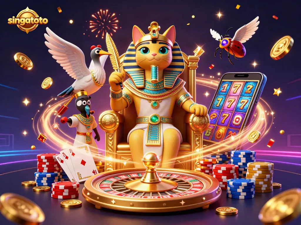 Experience immersive gaming action with singatoto, featuring dynamic casino elements and vibrant characters.