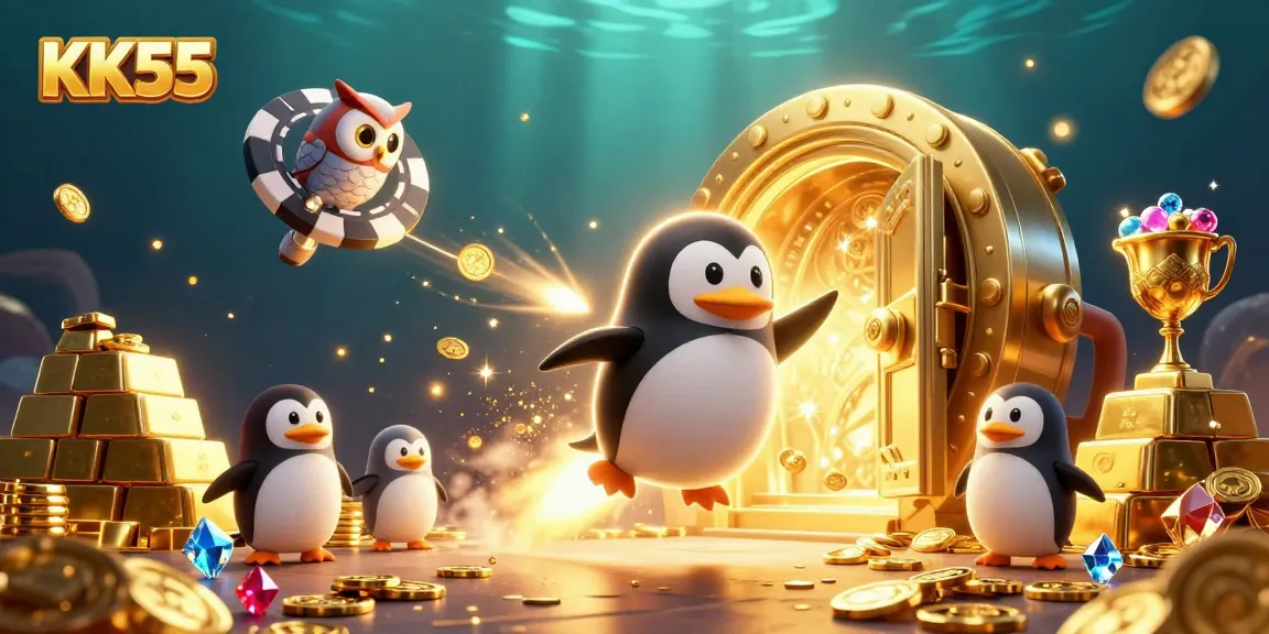 Play and win with KK55 in a vibrant casino-themed space adventure filled with treasures.