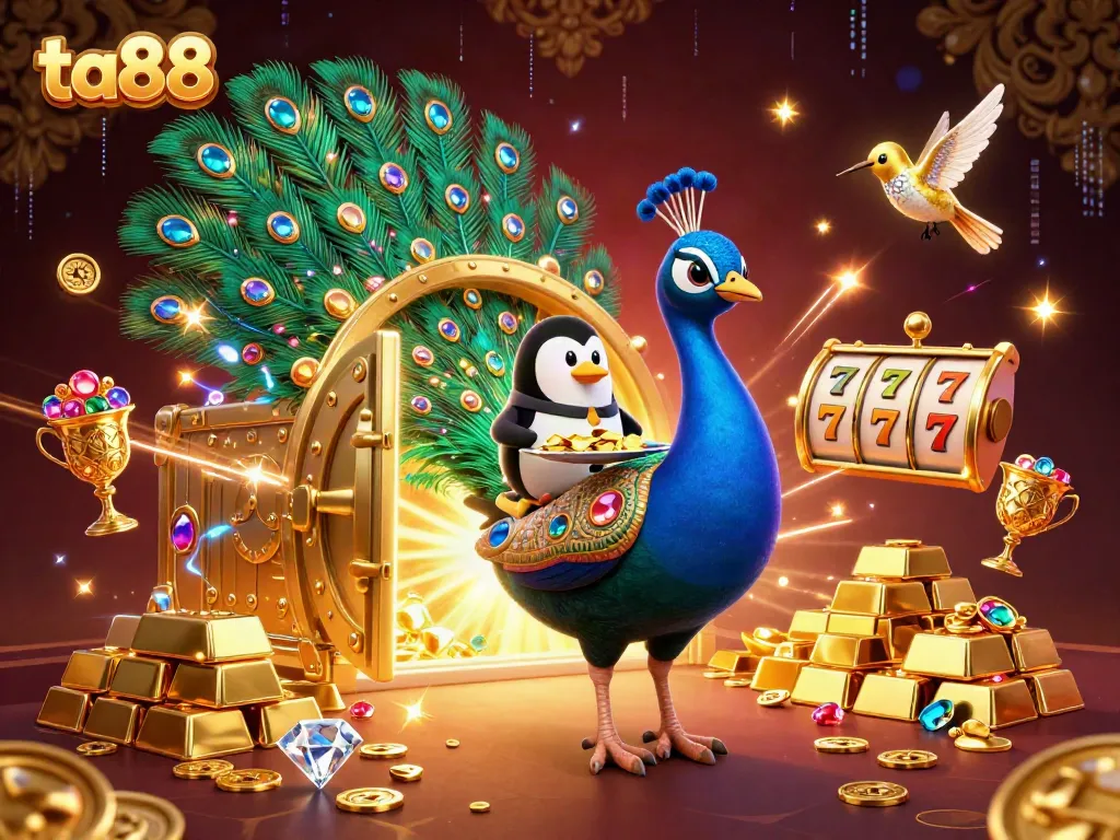 Experience thrilling gaming at ta88 with vibrant casino characters and mesmerizing treasure elements.