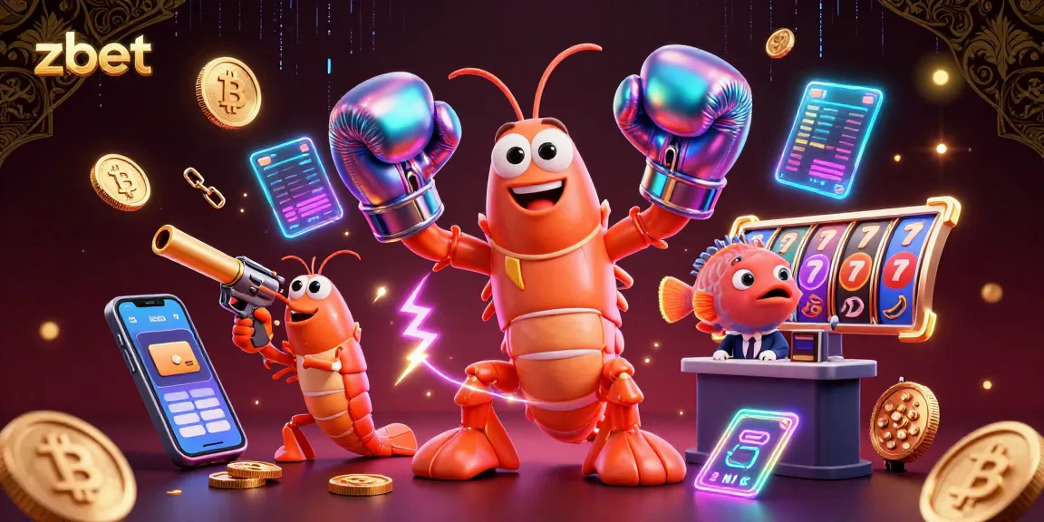 Experience the zbet excitement with vibrant 3D characters in an electrifying casino scene.