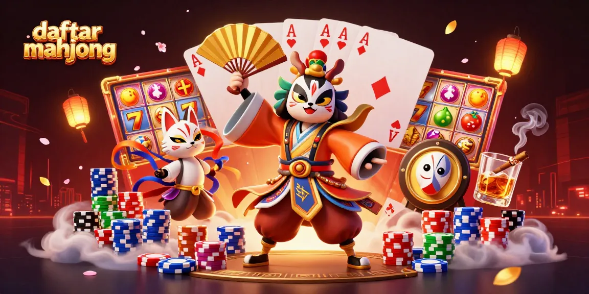 Engage with daftar mahjong and experience exhilarating gameplay in this vibrant slot scene.