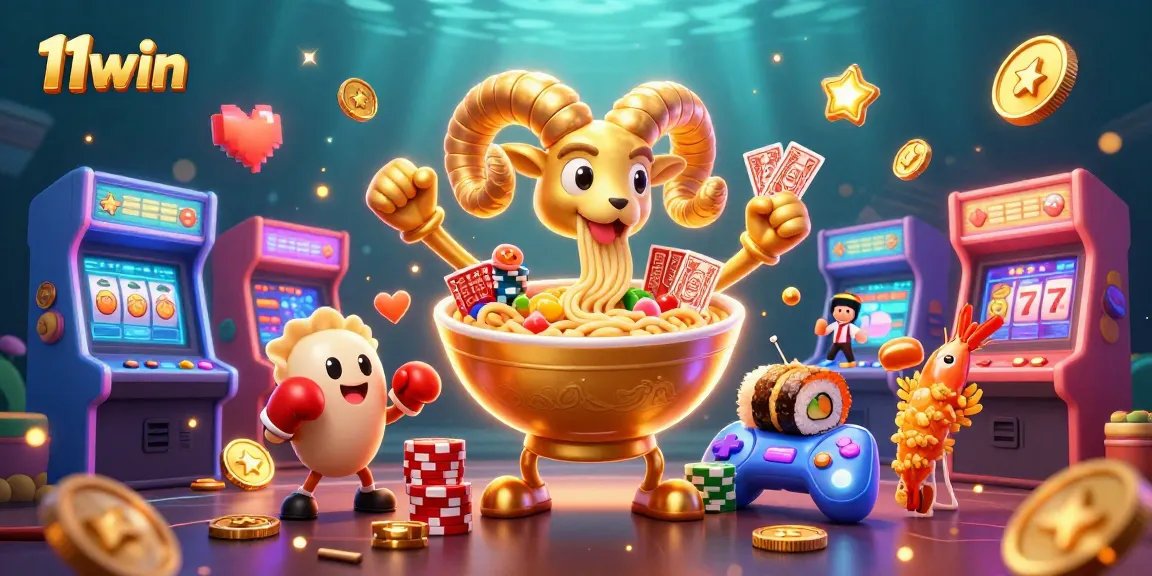 Experience the excitement of 11win with a vibrant casino scene packed with colorful gaming elements.