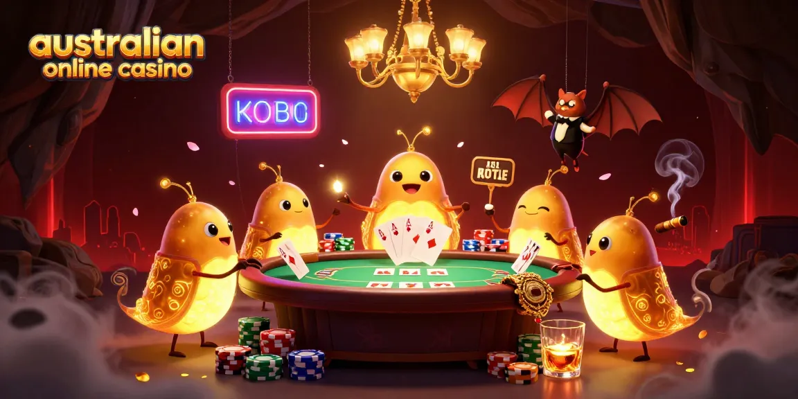 Engage with top australian online casino lights and excitement in a vibrant cave atmosphere.