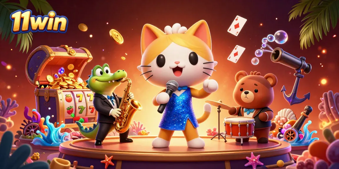 Experience vibrant gameplay at 11win with lively casino characters and action-packed slot elements.